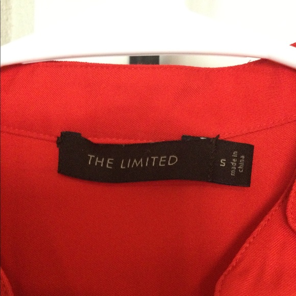 The Limited reddish orange blouse size s - Picture 3 of 3